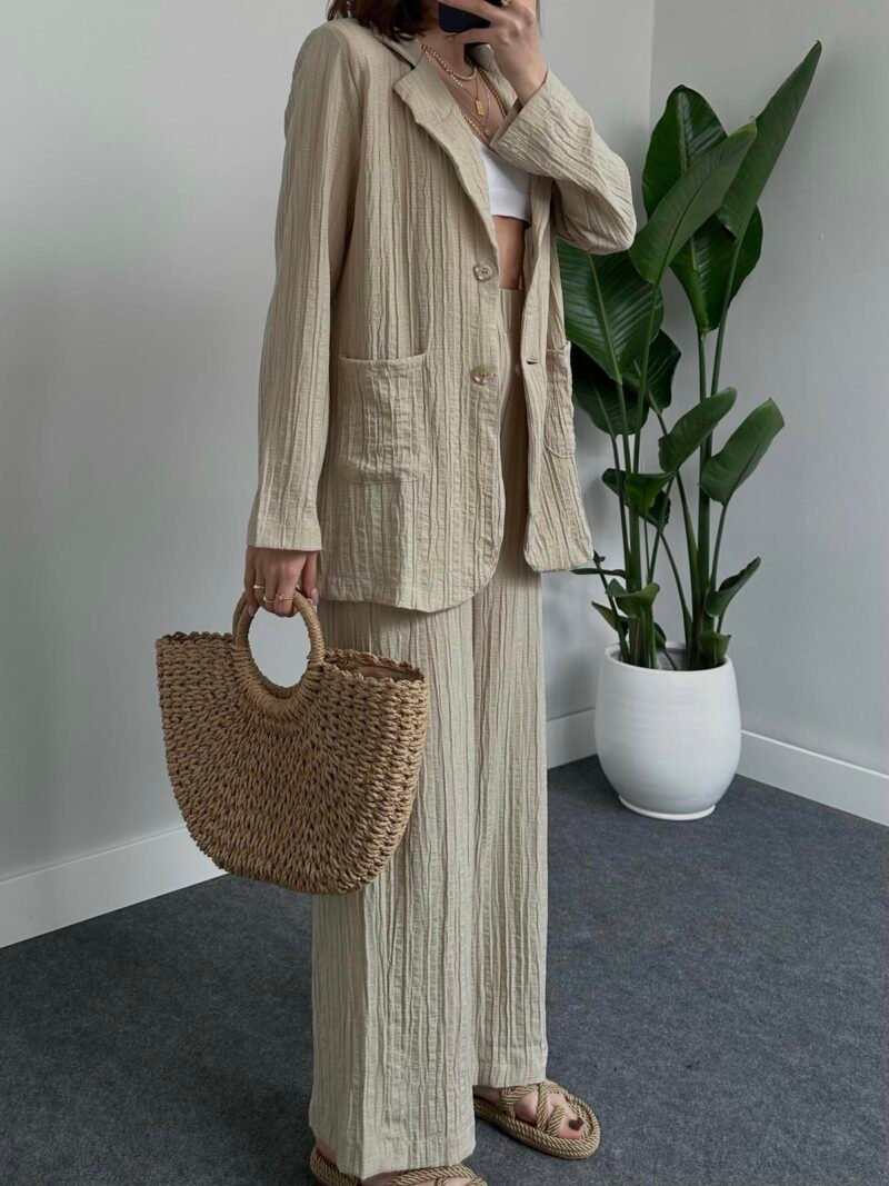 Ensemble waffle beige – Image 2