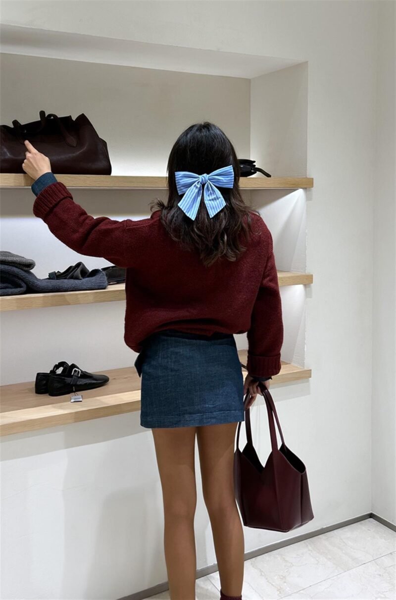 Giza Bordeaux + Purse – Image 14