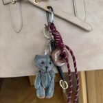 Grey Teddy Bag Charm