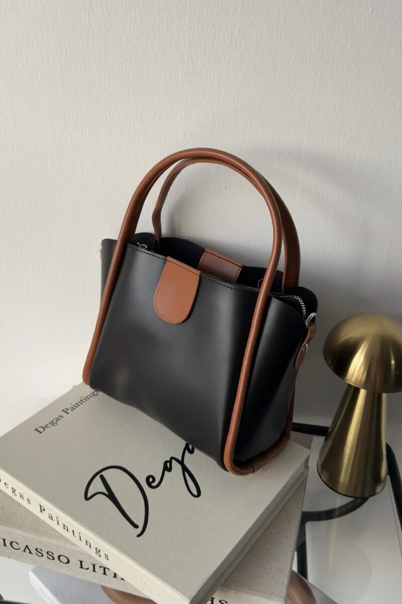 Beca Noire & Camel + Purse – Image 3