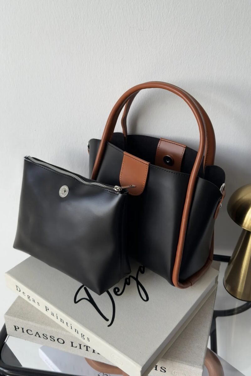 Beca Noire & Camel + Purse – Image 2