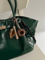 Brown Donut Bag Charm