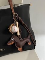 Brown Dog Toy Bag Charm