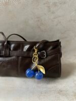 Viral Blue Cherry Bag Charm