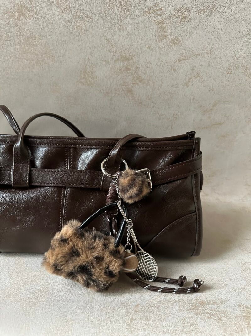 Mini Fur Bag Charm