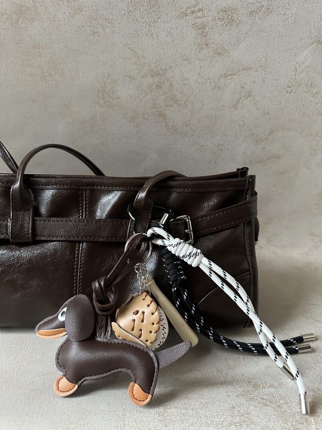 Baseball Dog Bag Charm
