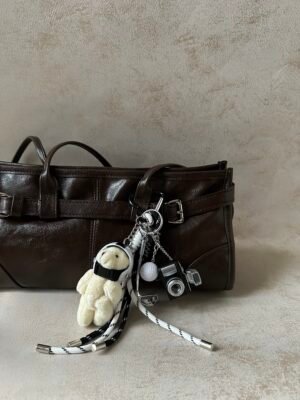 Camera Teddy Bag Charm