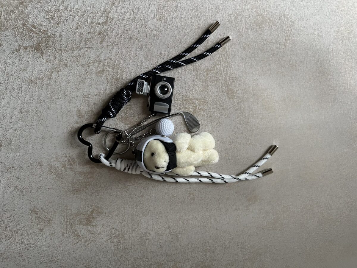Camera Teddy Bag Charm