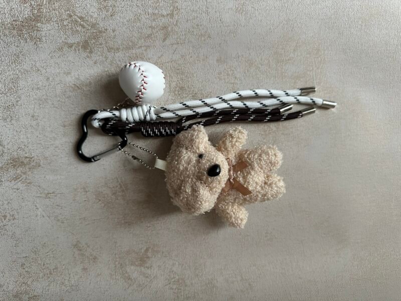 Cute Teddy Bag Charm – Image 2