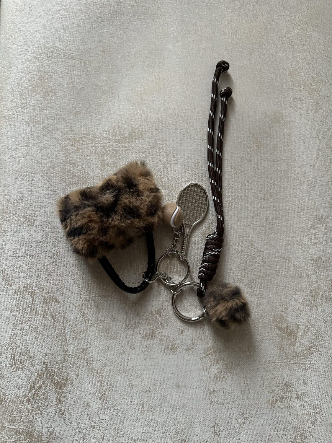 Mini Fur Bag Charm