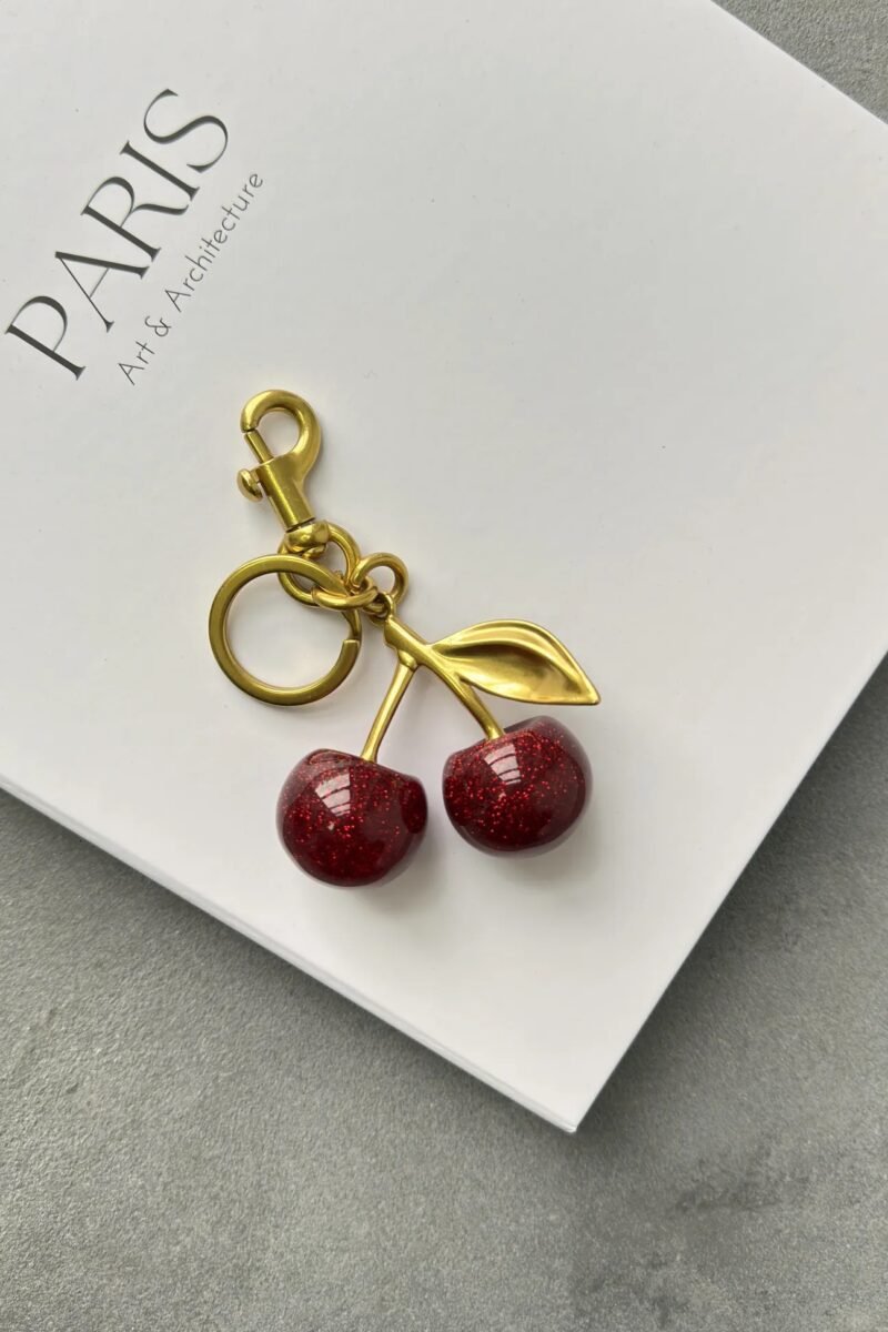 Viral Cherry Bag Charm – Image 3