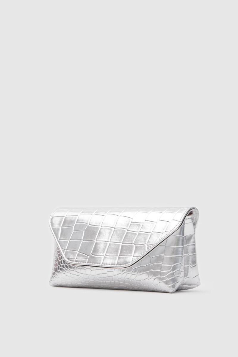 Gigi Clutch Silver – Image 3