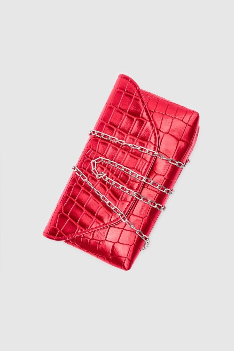 Gigi Clutch Red – Image 8