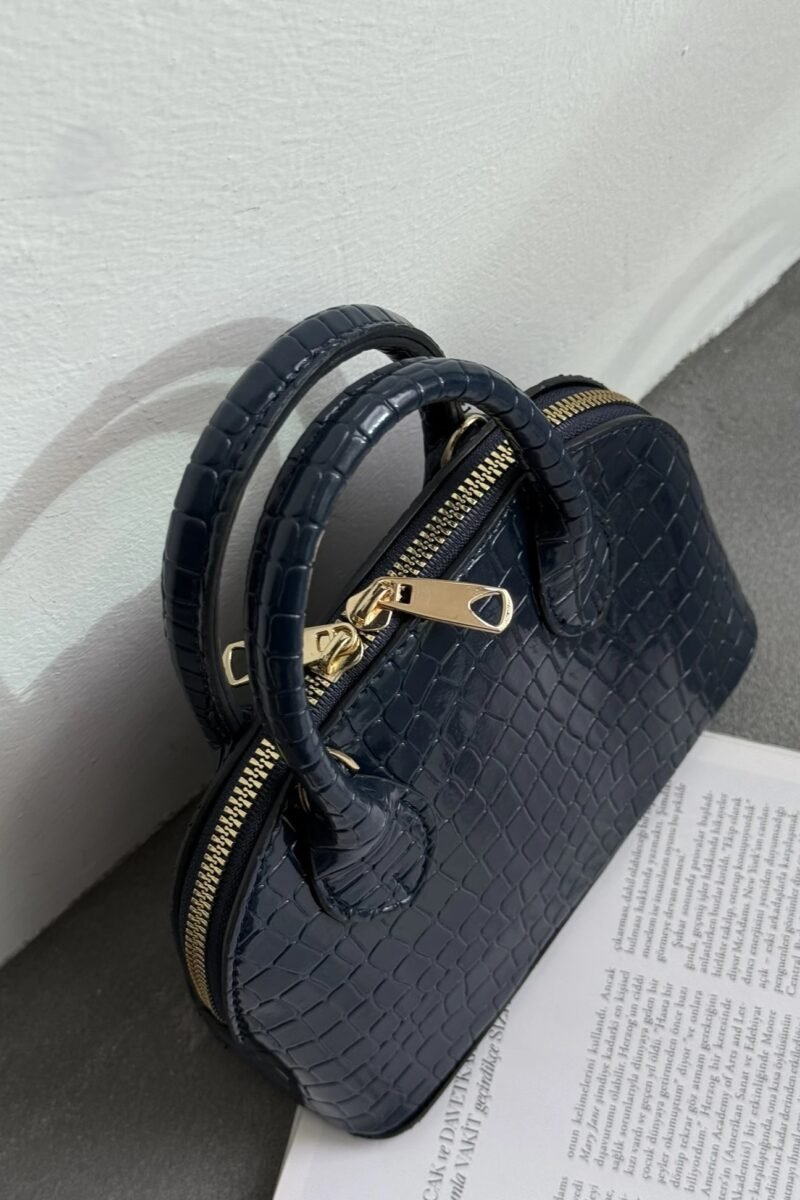 Darla Patterned Navy Blue – Image 2
