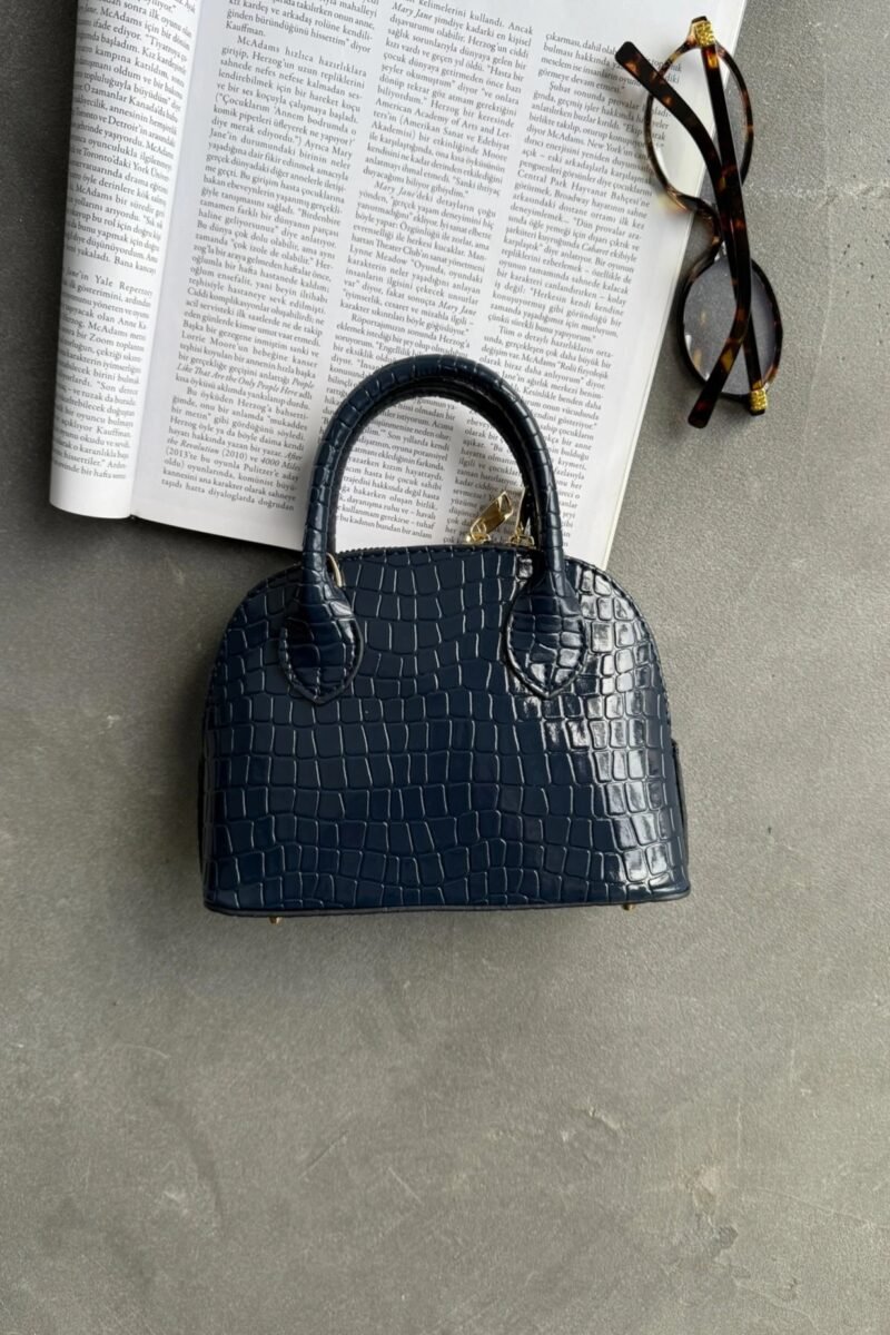 Darla Patterned Navy Blue – Image 4