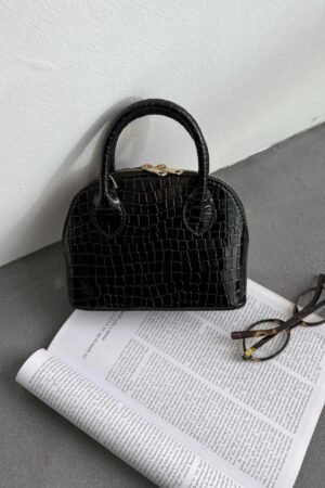 Darla Patterned Black