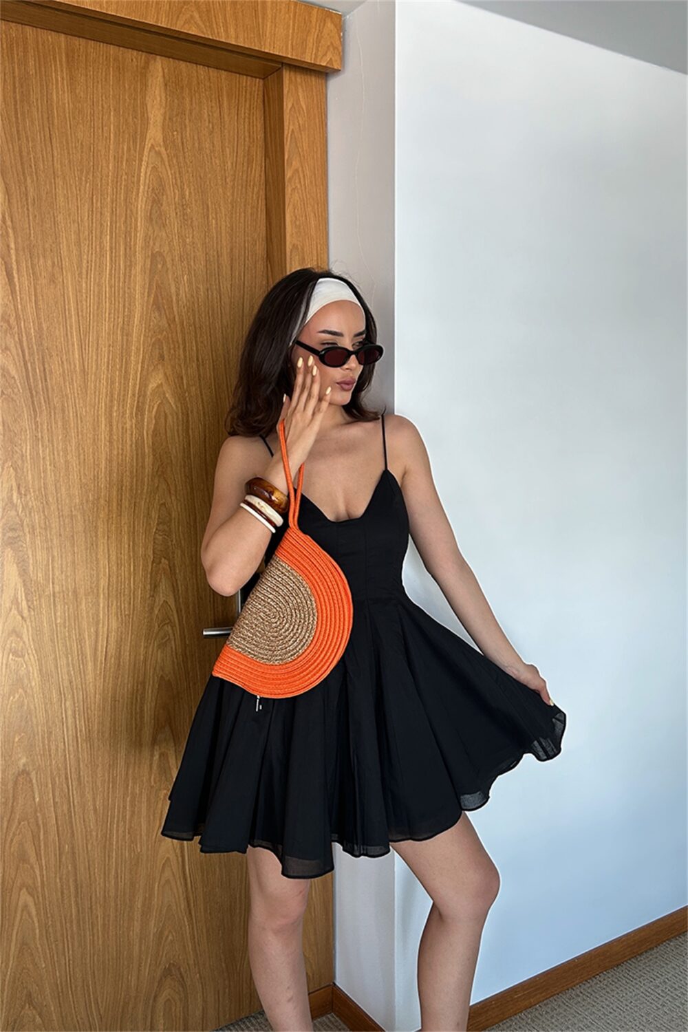 Breeze Orange Handmade Straw