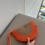 Breeze Orange Handmade Straw