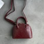 Darla Patterned Bordeaux
