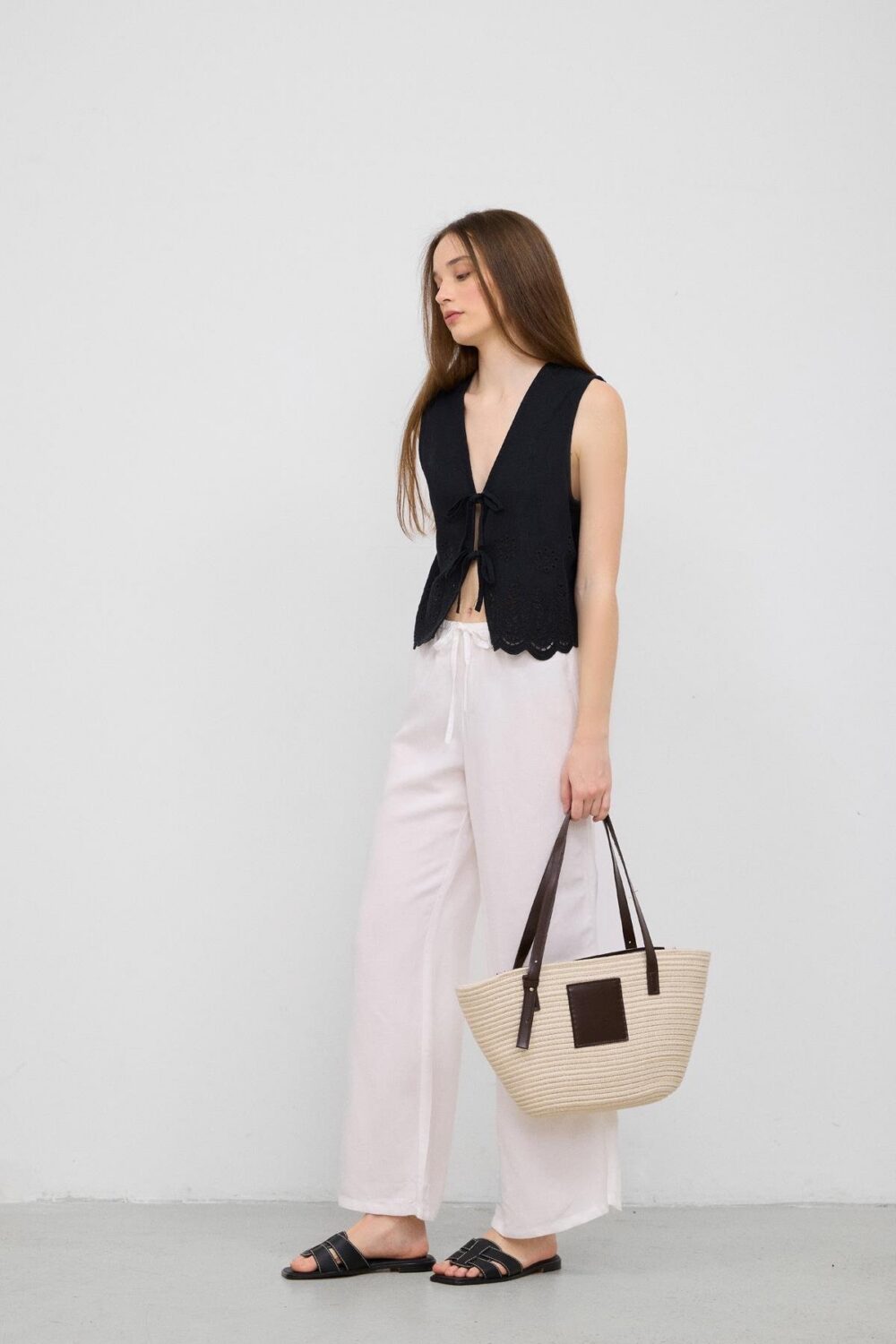 Vittoria Handmade Straw Creme