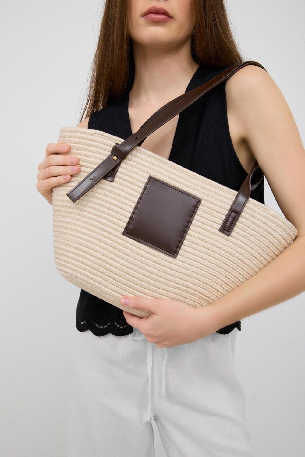 Vittoria Handmade Straw Creme