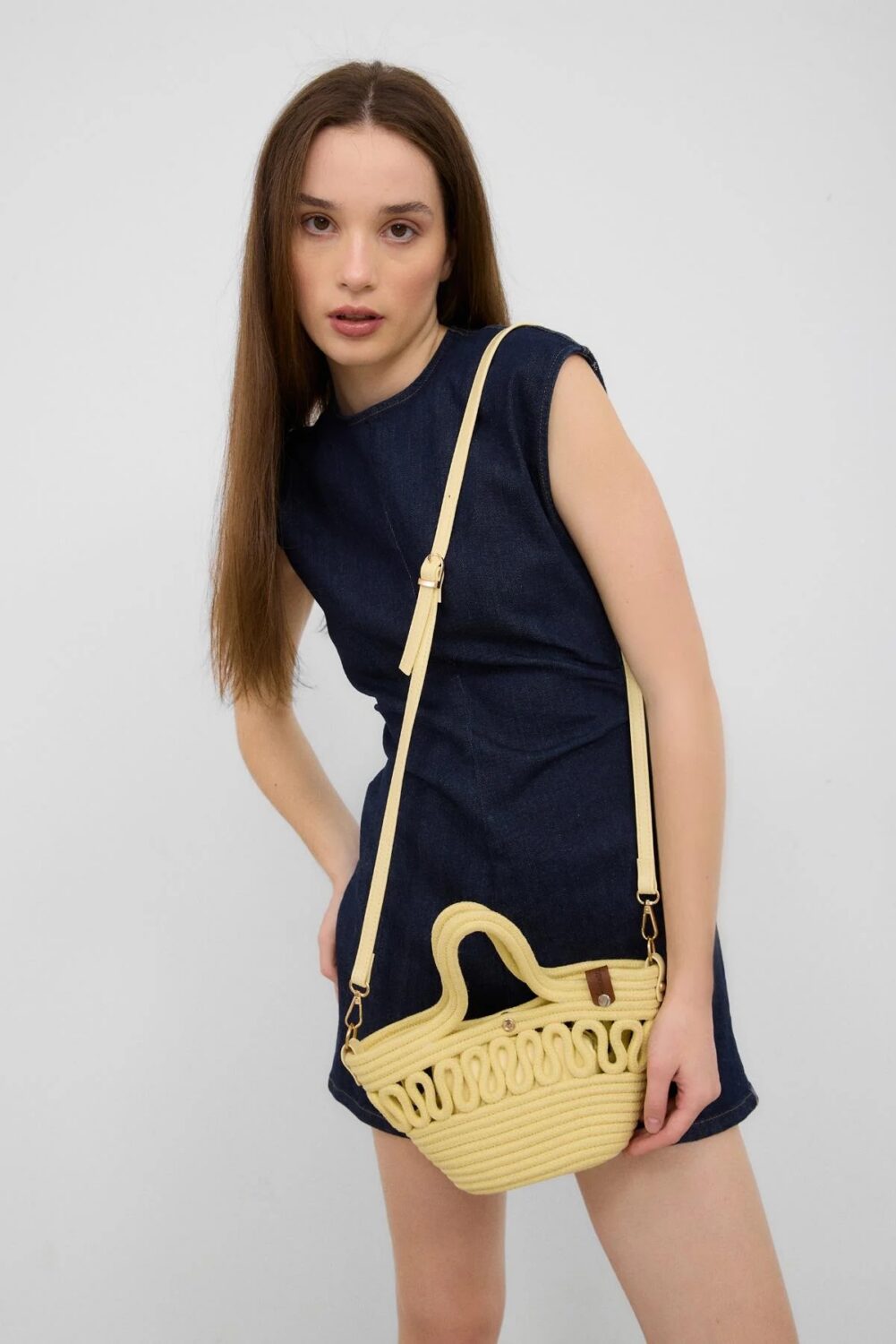 Ortega Butter Yellow Handmade Straw