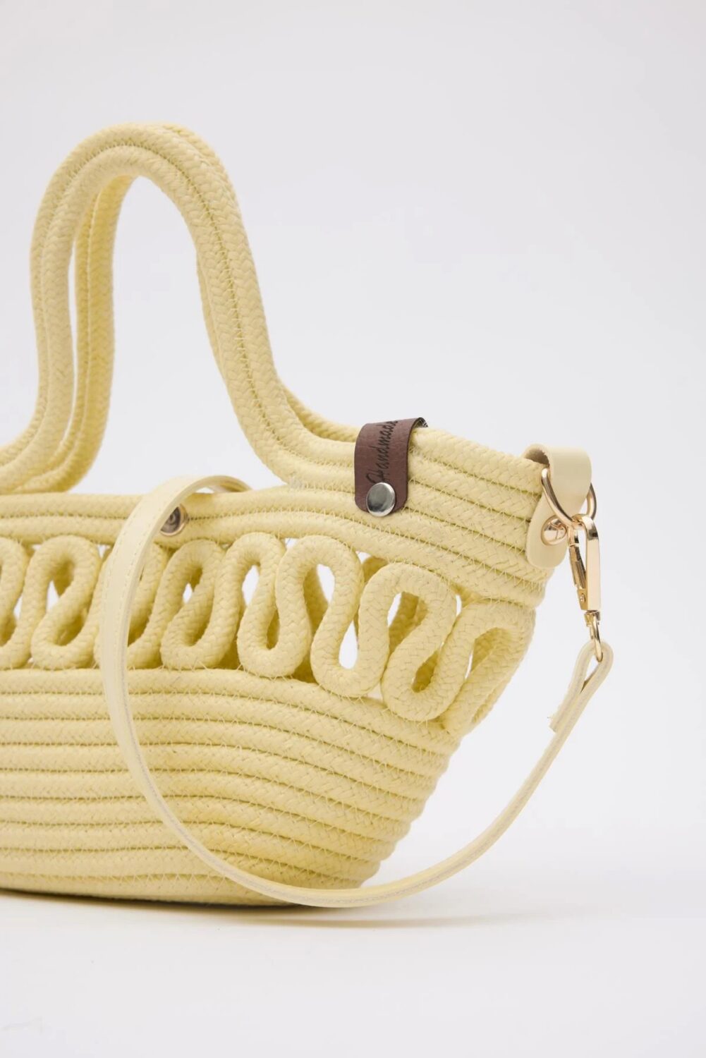 Ortega Butter Yellow Handmade Straw