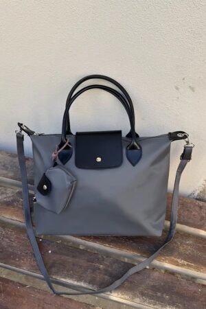 Tiger Large Grey + Mini Purse