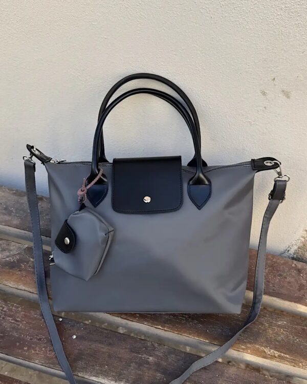 Tiger Large Grey + Mini Purse