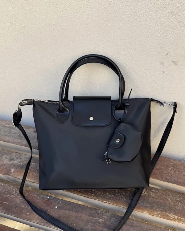 Tiger Large Black + Mini Purse