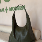 Zoe XL Woven Pattern Olive Green