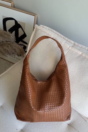 Zoe XL Woven Pattern Camel