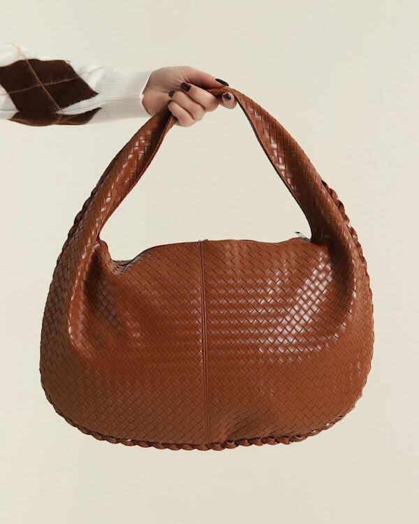 Sandy Large Woven Camel