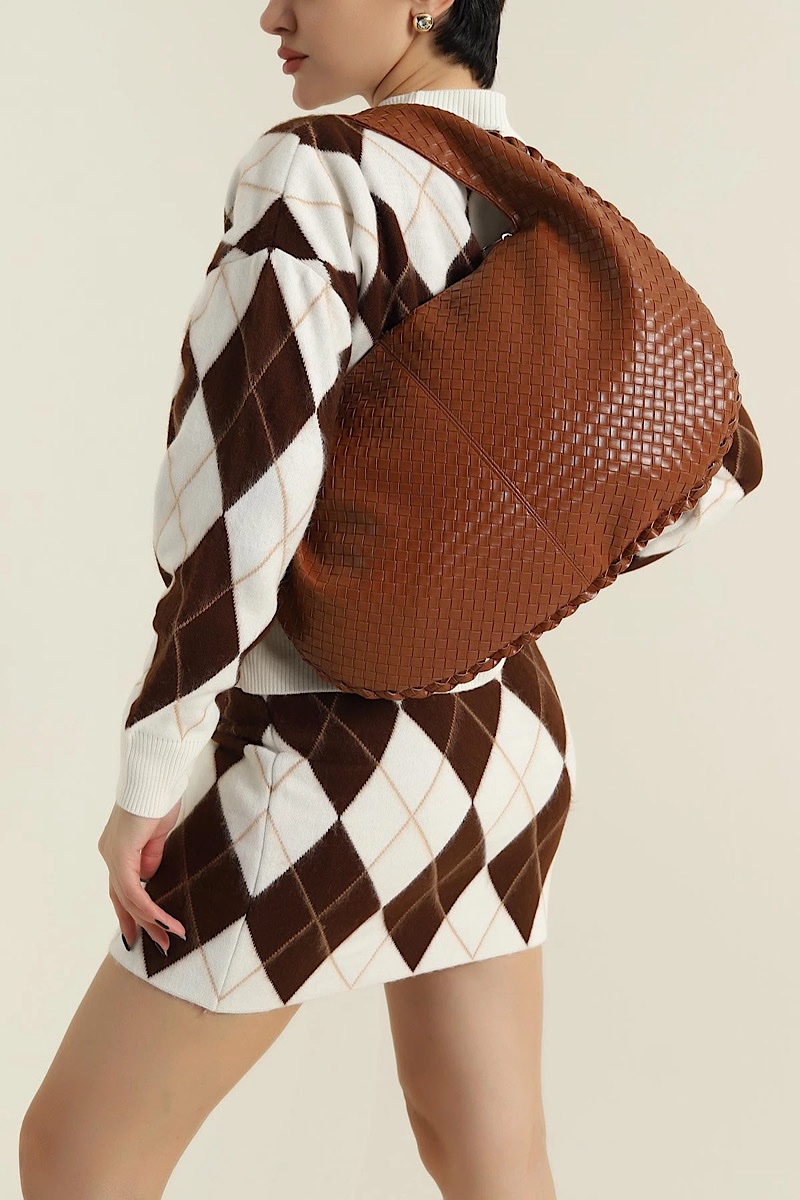 Sandy Large Woven Camel