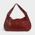 Sandy Large Woven Bordeaux