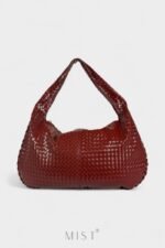 Sandy Large Woven Bordeaux