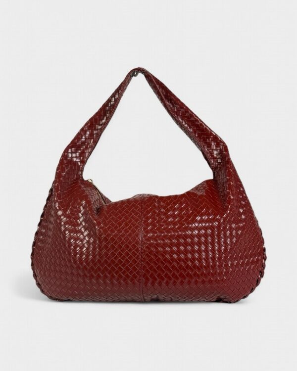 Sandy Large Woven Bordeaux