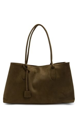 Helena Suede Olive Green