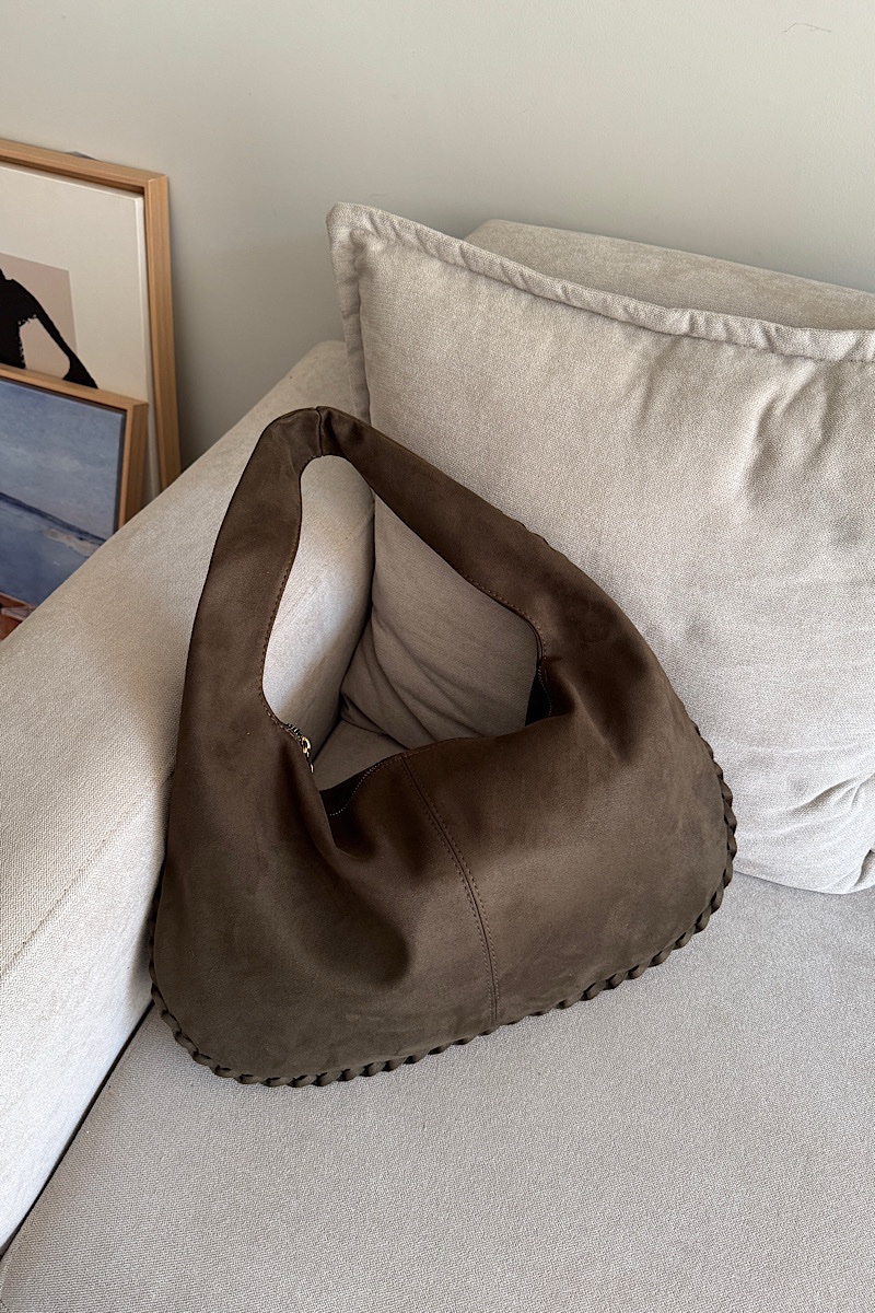 Tali Suede Olive Green