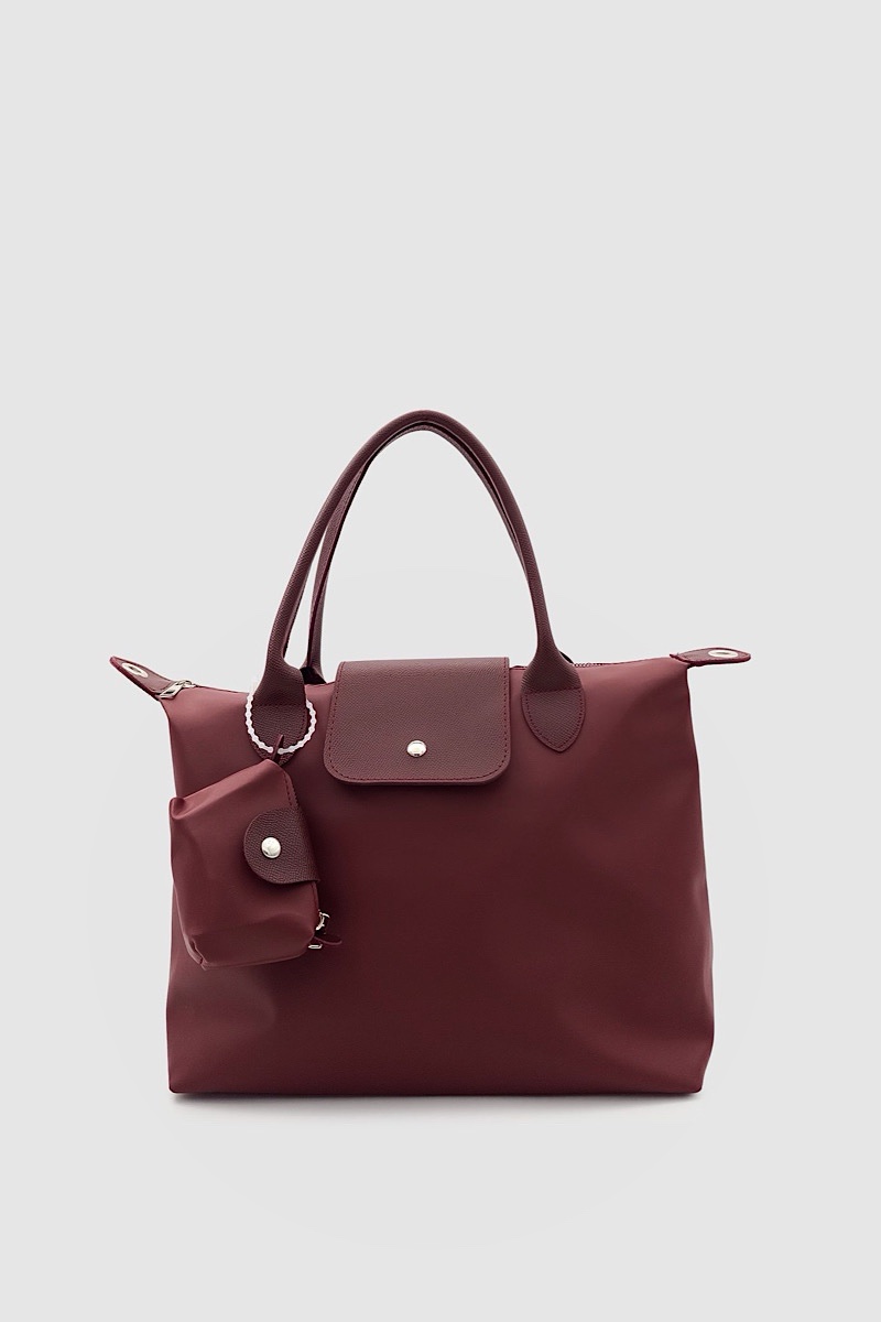 Tiger Large Bordeaux + Mini Purse