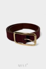 Suede Bordeaux Belt SBB2