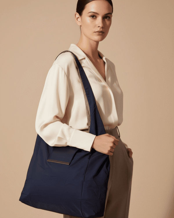 Lola Navy Blue Charm Bag