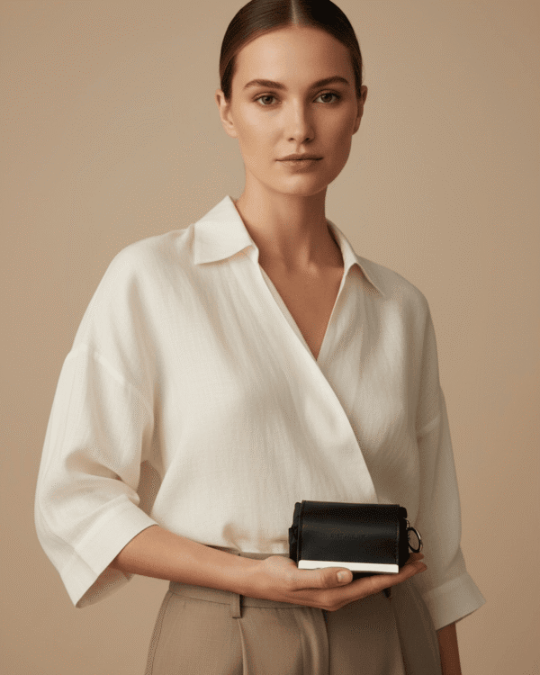 Lola Black Charm Bag