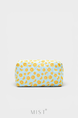 Baby Blue Lemon Makeup Pouch