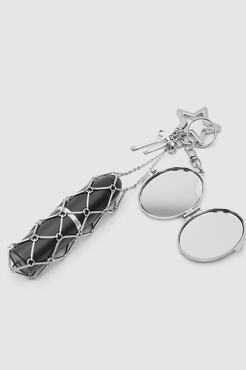 Silver Star Lipstick Charm
