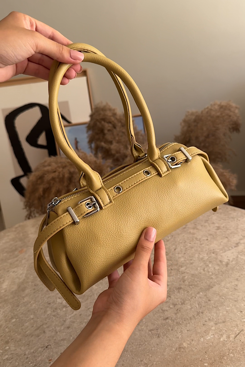 Toy Leather Yellow Mustard