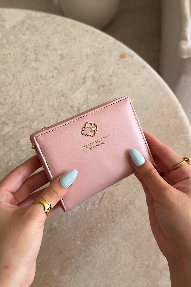 Clover Glow Wallet Pink