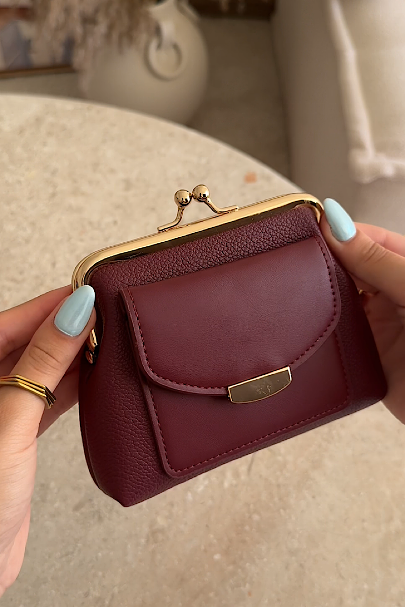 Goldie Kiss-Lock Bordeaux