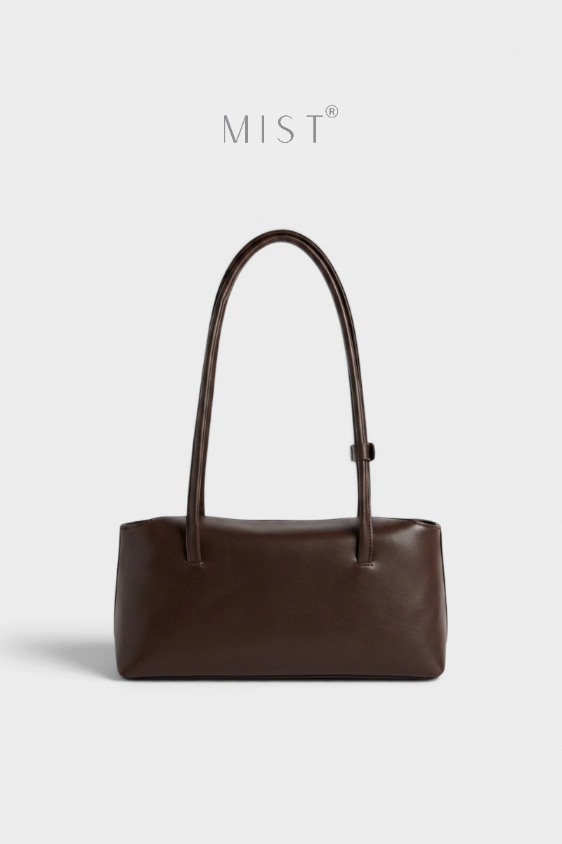 Venice Pillow Closure Minimalist Handbag -
Brown