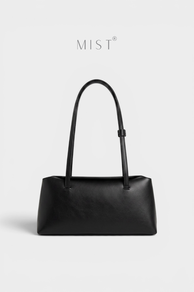 Venice Pillow Closure Minimalist Handbag -
Black